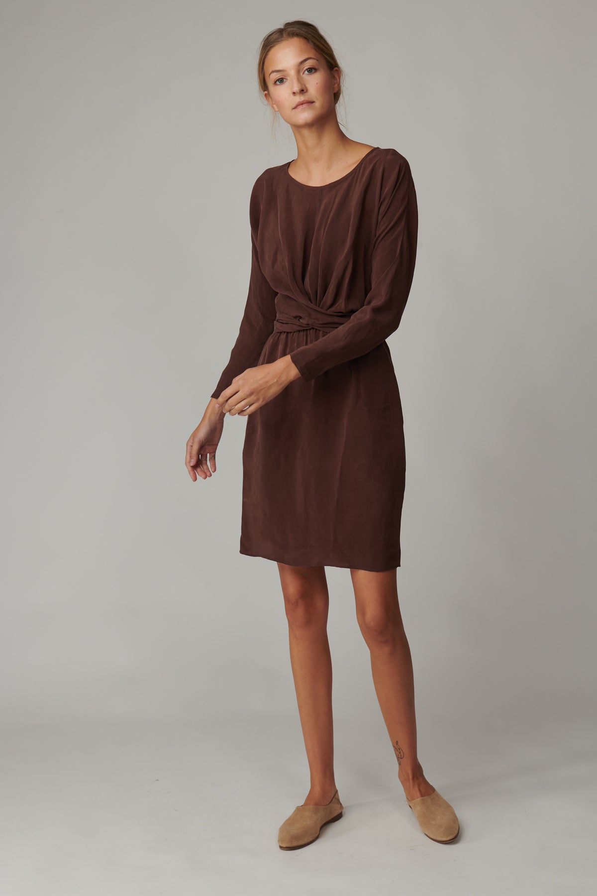 Emeline is 5'11 and wears a size S