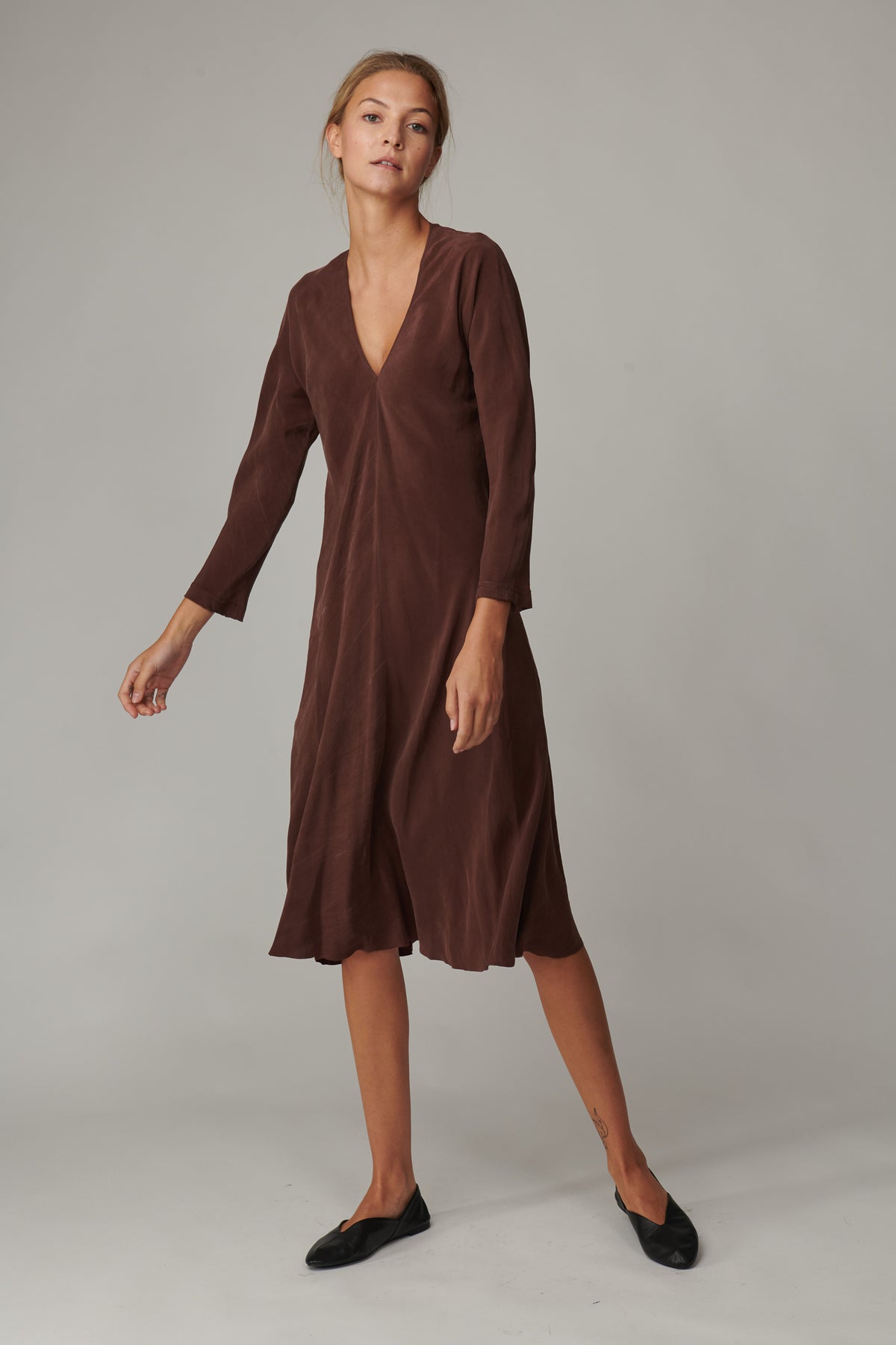 Emeline is 5'11 and wears a size S